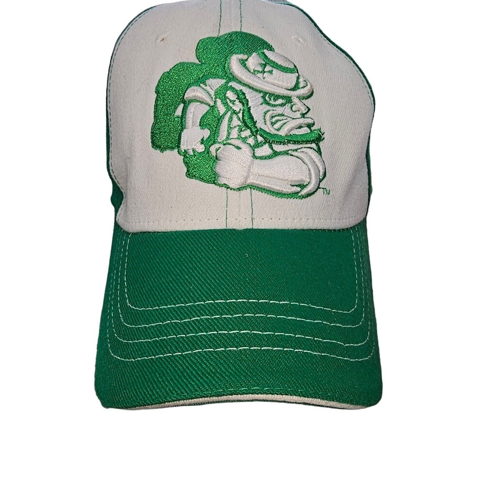 Notre Dame Fighting Irish Green NCAA Baseball Hat Cap Small Zephyr Flex Fit